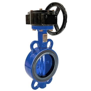 Затвор дисковый поворотный REON Ду40 Ру16 EPDM RSV82 корпус - чугун, диск - чугун, редуктор в Алматы