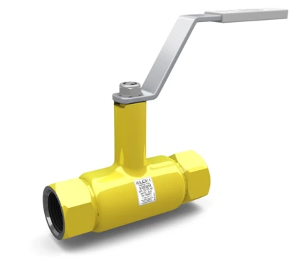 Кран шаровый резьбовой LD КШЦМ Gas 100/080.025.Н/П.02. стальной ст 20 Ду100/80 Ру25 МПа в Алматы