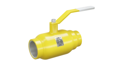 Кран шаровый LD КШЦК Gas 050.040.Н/П.02. (приварка/муфта) стальной ст.20 Ду50 Ру40 МПа в Алматы