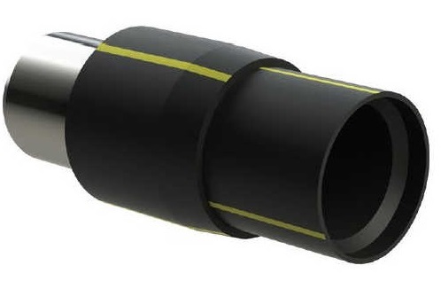 Неразъемное соединение (Переход) полиэтилен сталь НСПС Полипластик газ SDR11 110 х 108 в Алматы